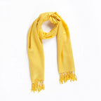 Πασμίνα Μονόχρωμη Αιγαίον Yellow